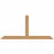 Ekena Millwork Portland Timber Gable Bracket, Western Red Cedar, 84"W x 38"H x 1 1/2"D x 5 1/2"F, 11/12 Pitch GBW084X38X0206POR00SWR - alternate 1